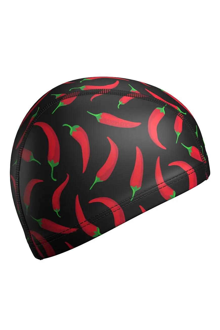 Touca de Natação Mad Wave em elastano com Estampa de Pimentas 3/5