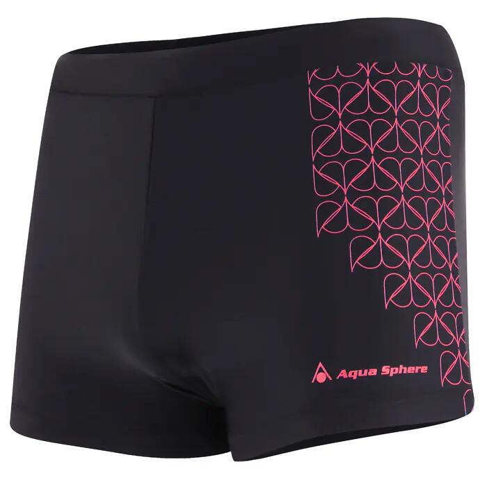Aquasphere Short de bain Asso pour garçon - Noir / Corail 2/5