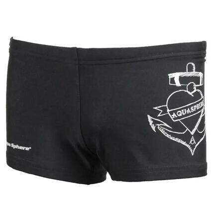 Aquasphere Short de bain Griffin pour enfant noir/blanc