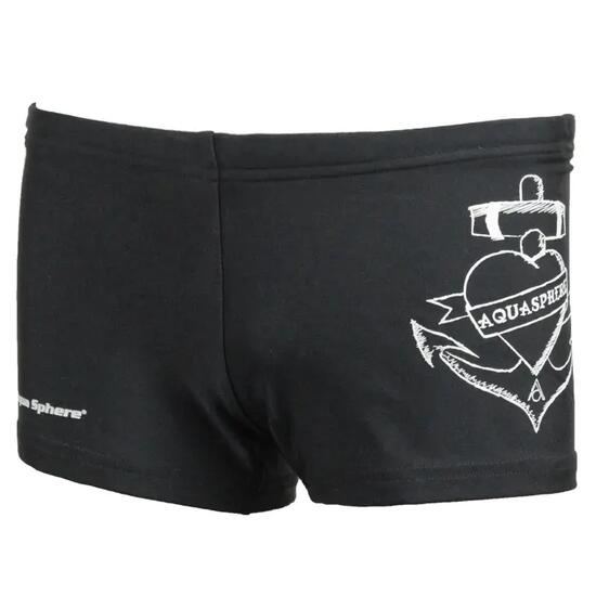 Aquasphere Short de bain Griffin pour enfant noir/blanc