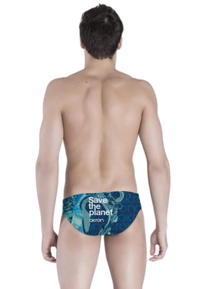 Akron Slip homme Save The Water - Bleu 2/3