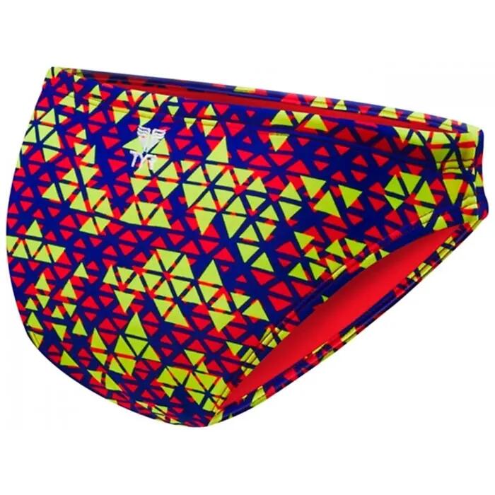 TYR Bas de bikini Modena Trinity Swim - Rouge / Jaune 3/4
