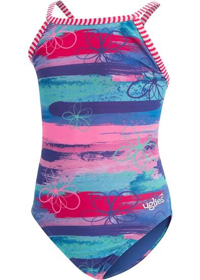 Dolfin Maillot de bain à imprimé Surfs Up pour fille