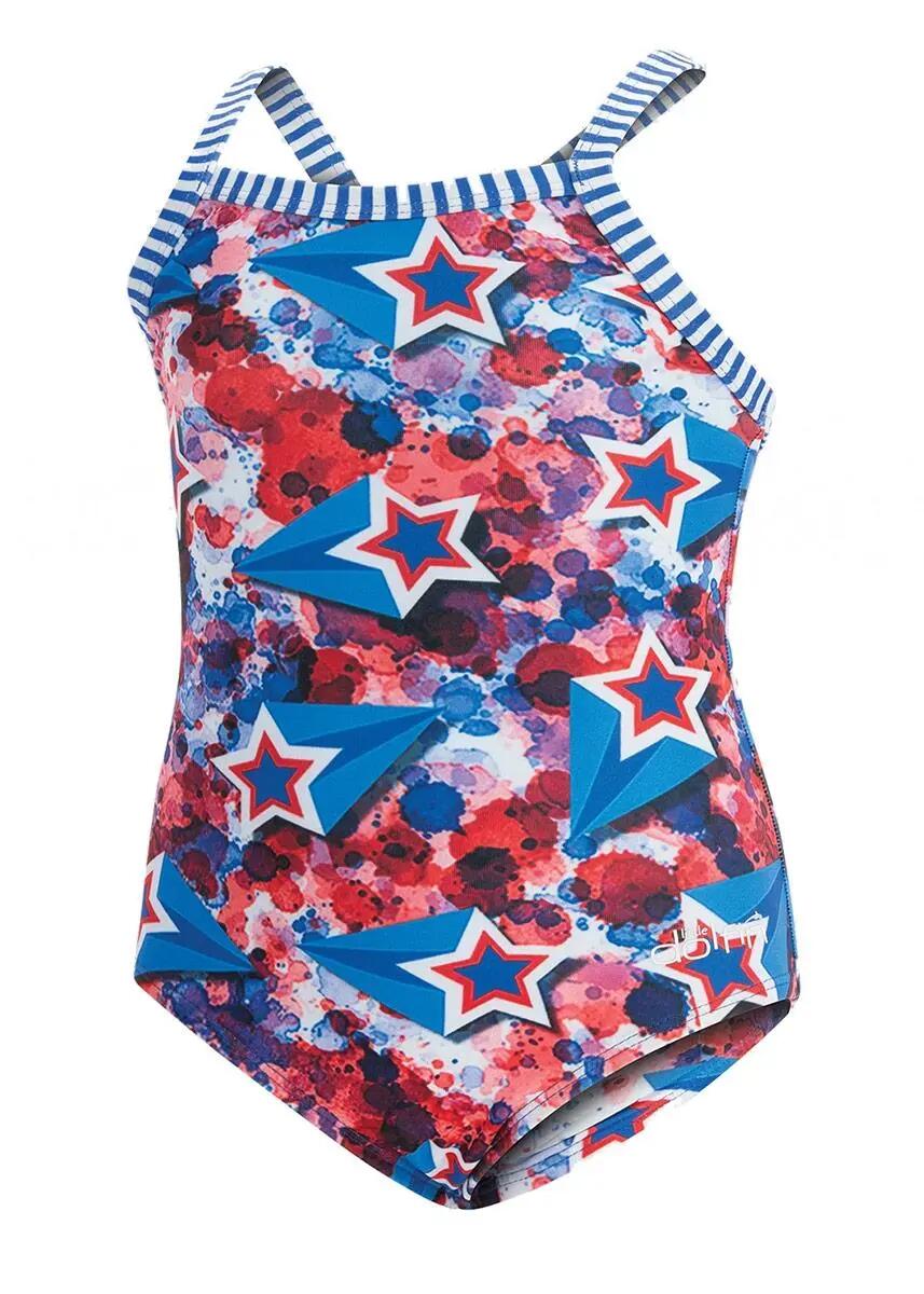 Maiô Dolfin Uglies Girl's Liberty Print - Tamanho 14Y 1/6