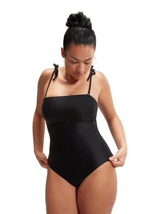 Speedo Maillot de bain bandeau gainant pour femme - Noir