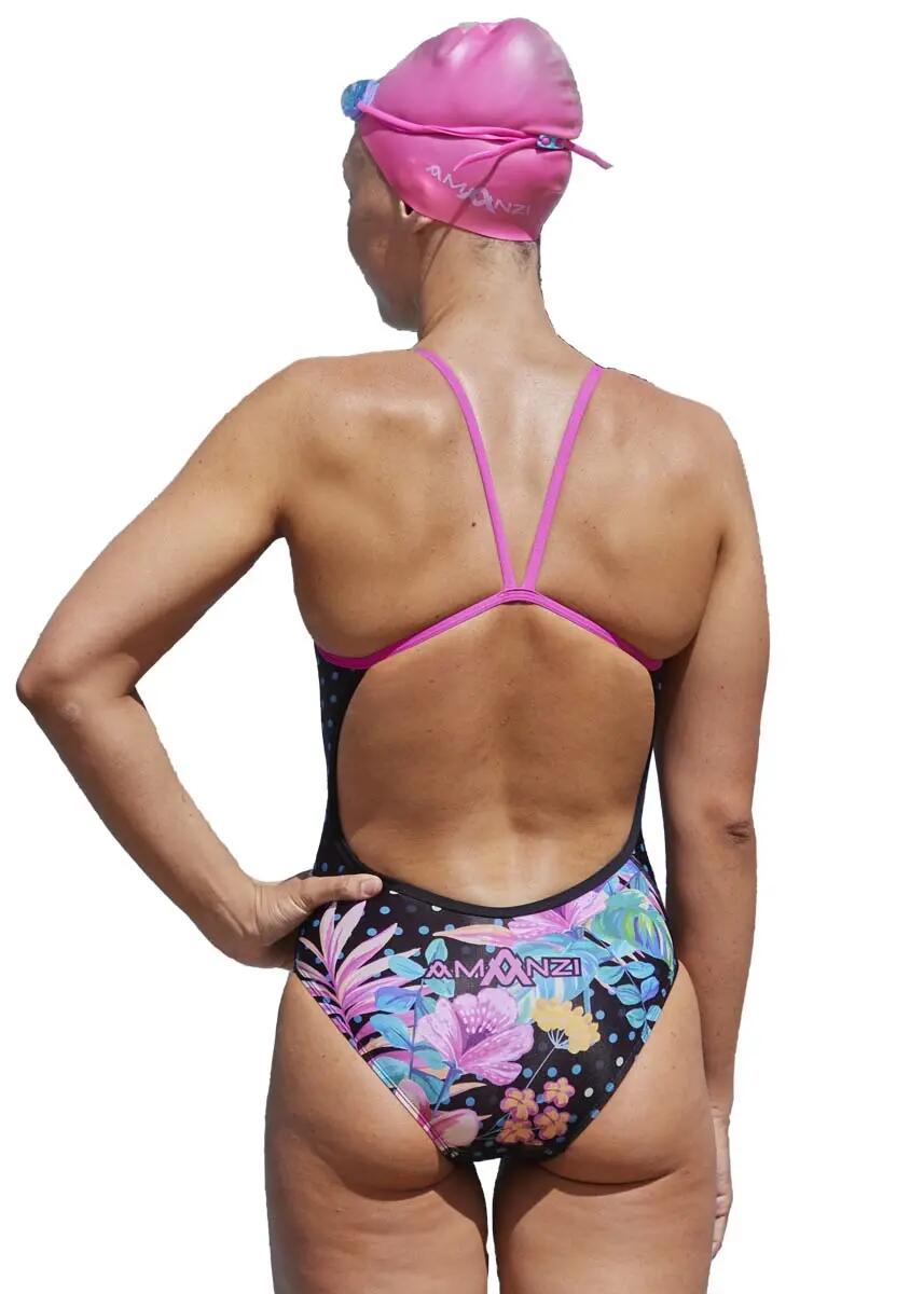 Amanzi Costume da bagno Botanica Pro Back da donna 5/6