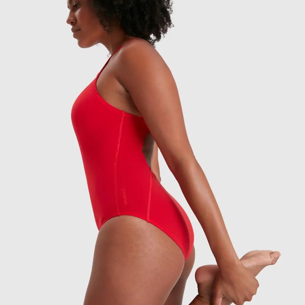 Speedo Eco Endurance+ Medalist Swimsuit - Fed Red - Size 42 4/7