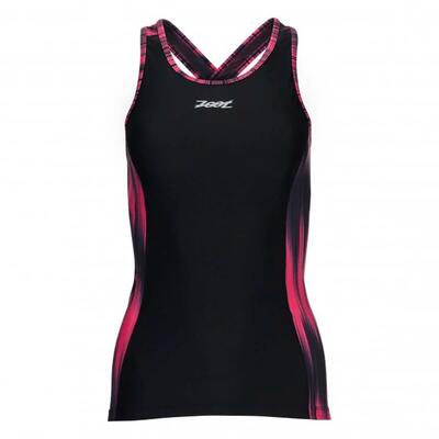 Zoot suit dames performance tri crossback top - good vibes