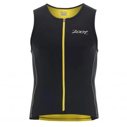Zoot Combinaison Performance FZ Tri Tank pour homme - Noir / Jaune