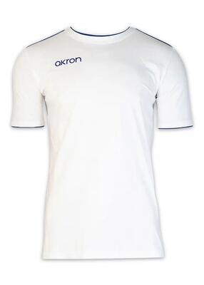 Akron new orleans katoenen t-shirt - wit / marineblauw