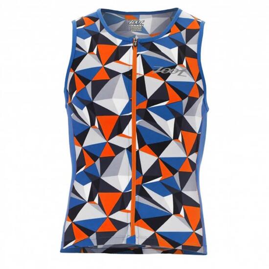 Zoot Combinaison Performance FZ Tri Tank pour homme - Camouflage bleu vif