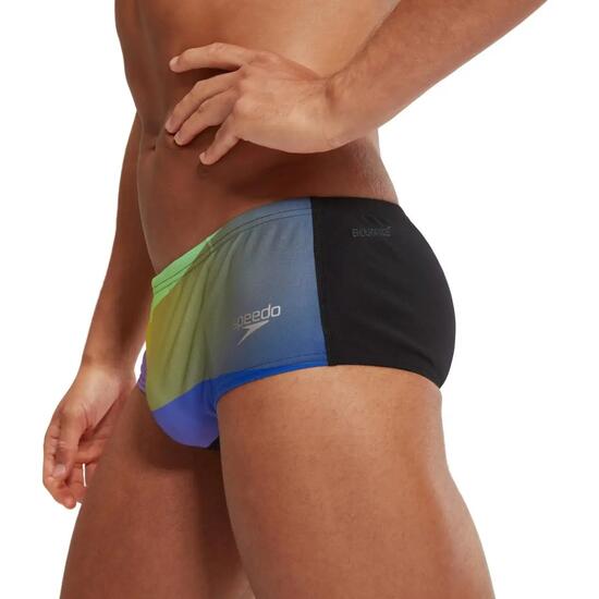 Slip Speedo Allover Digi 14 cm - Noir/Violet - Taille 40