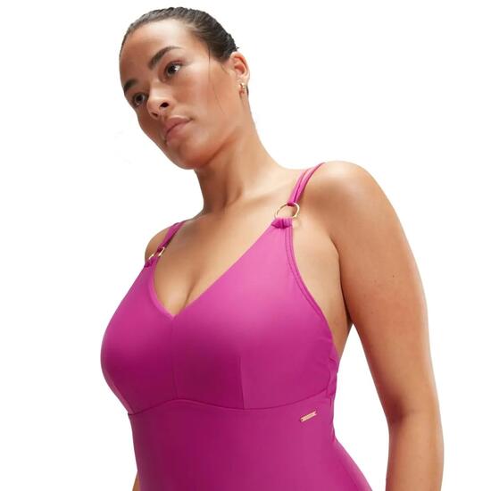 Speedo Maillot de bain une pièce gainant à bretelles pour femme - Couleur