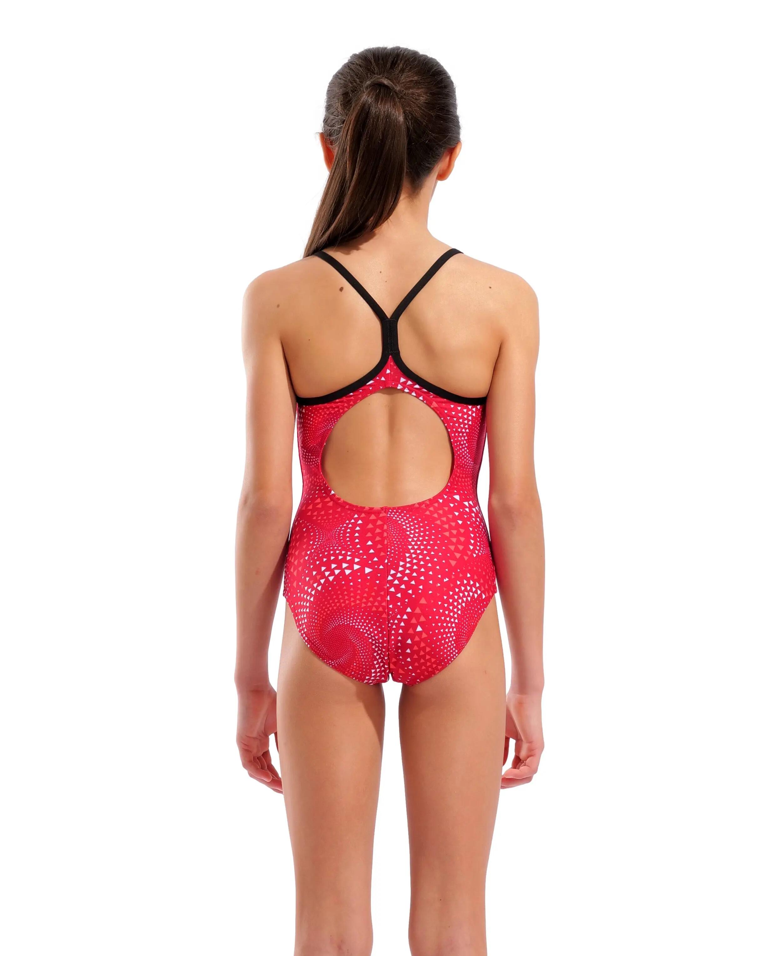 Fato de banho Arena Fireflow Lightdrop Back menina 26 2/5