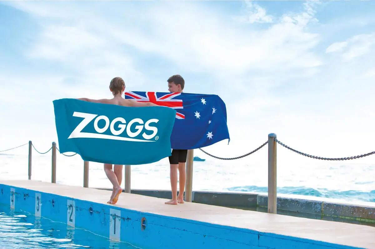 Toalla de piscina Zoggs - Azul 3/4