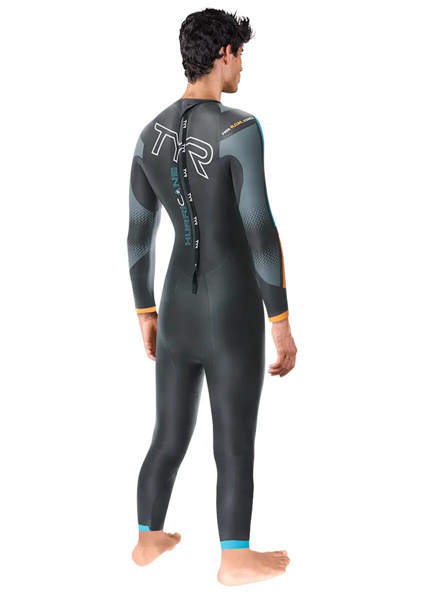 TYR Fato de mergulho masculino categoria 2 - preto 2/4