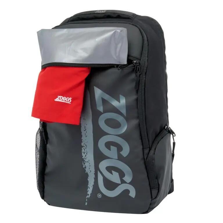 Zoggs Swimmers Daypack 21L - Zwart/Grijs 5/6