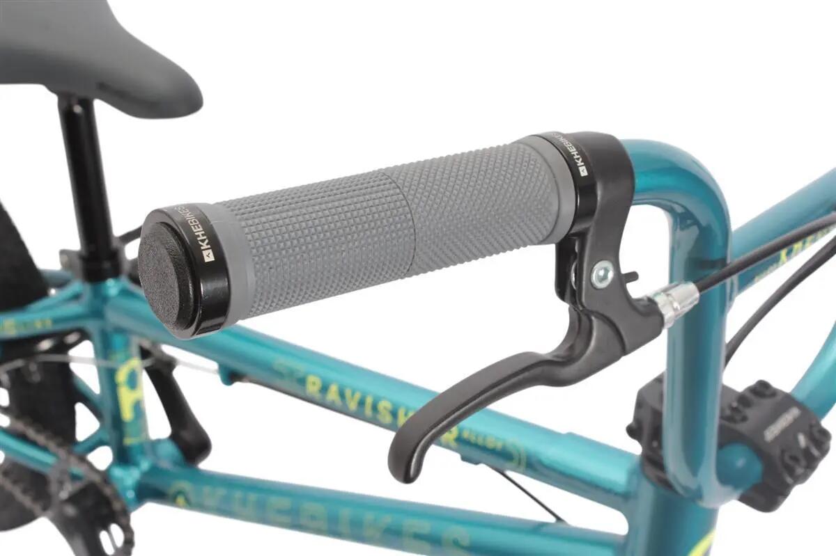 Rower BMX alu dziecięcy RAVISHER LL turkusowy 18 cali 8,6kg 8/15
