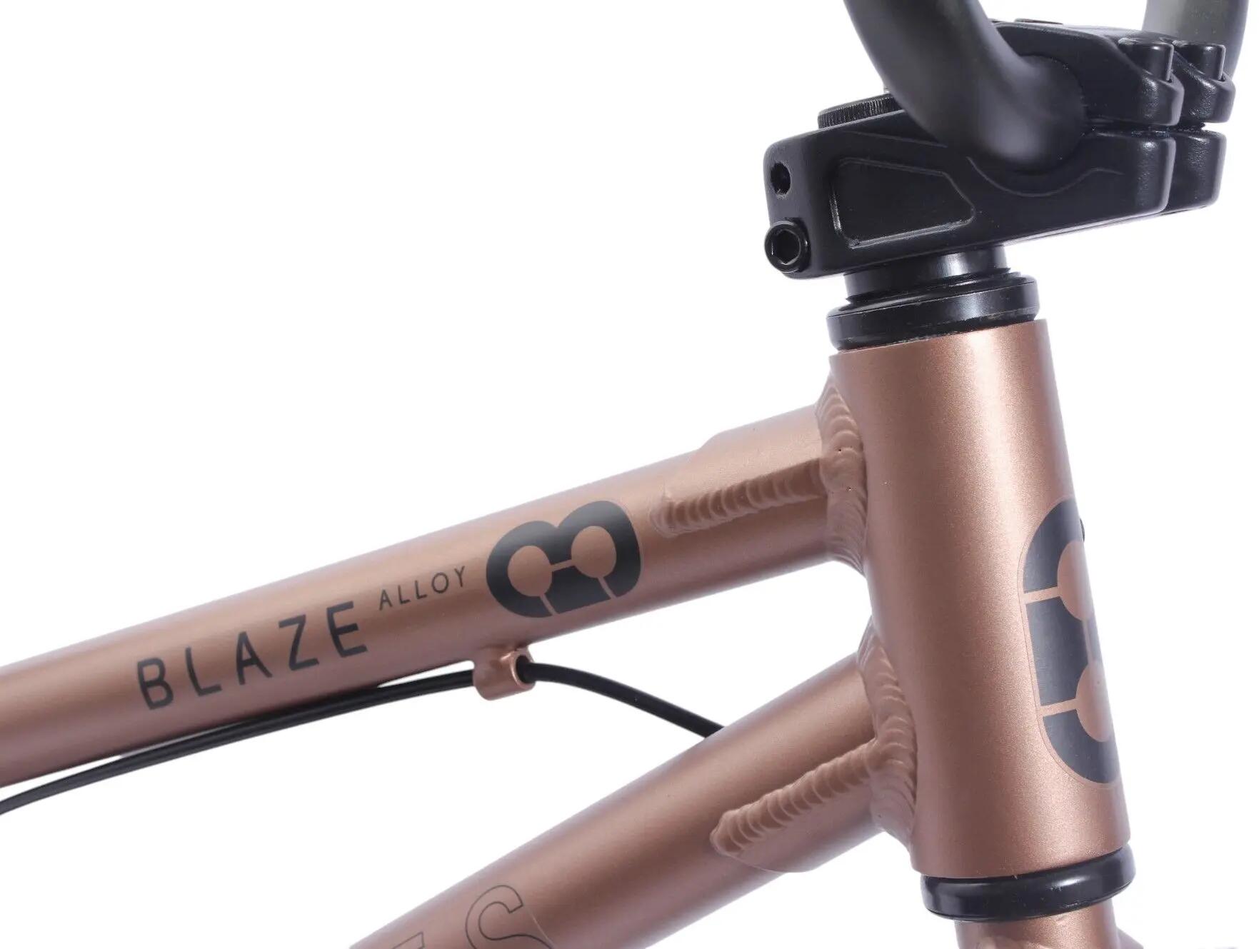 BMX Fahrrad Kinder BLAZE AL gold 18 Zoll 9,3kg 8/14