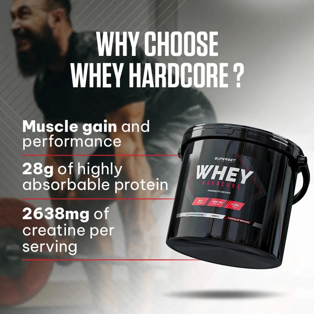 Proteína Whey - Whey Hardcore (4kg) - Brownie 3/5