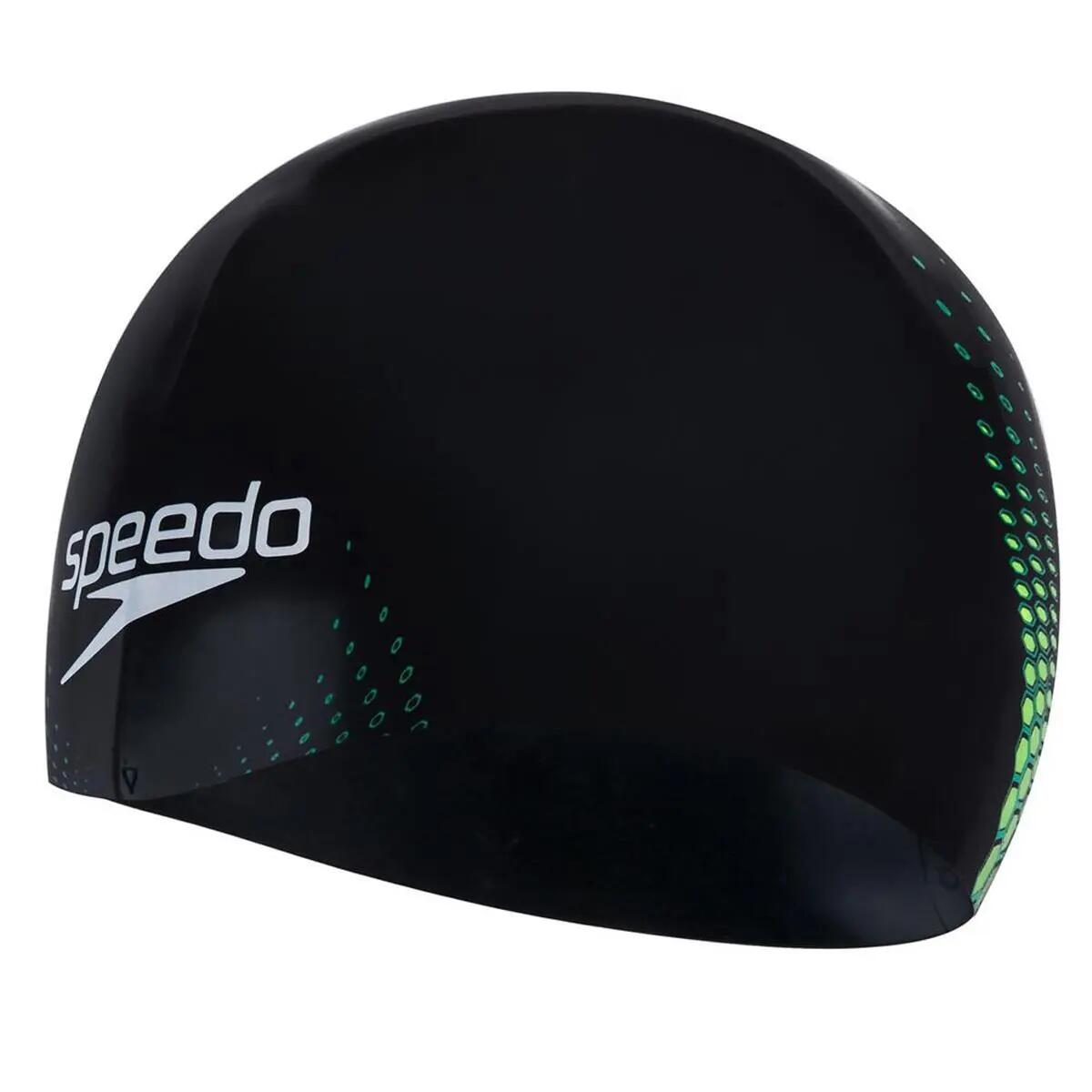 Speedo Fastskin Cappellino - Nero/Giada/Giallo Fluo 3/4
