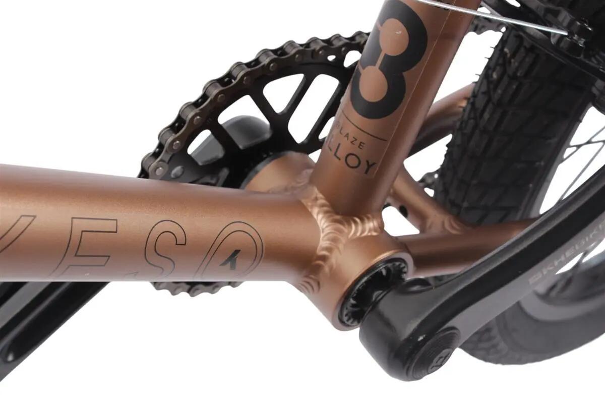 BMX Fahrrad Kinder BLAZE AL gold 18 Zoll 9,3kg 14/14