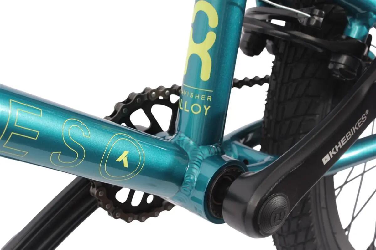 Rower BMX alu dziecięcy RAVISHER LL turkusowy 18 cali 8,6kg 13/15