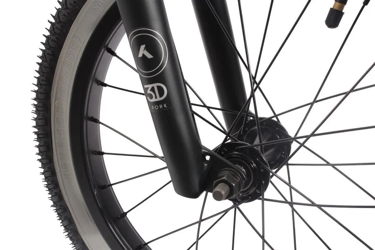 BMX fiets aluminium kind ARSENIC LL zwart 16 inch 7,9kg 10/12