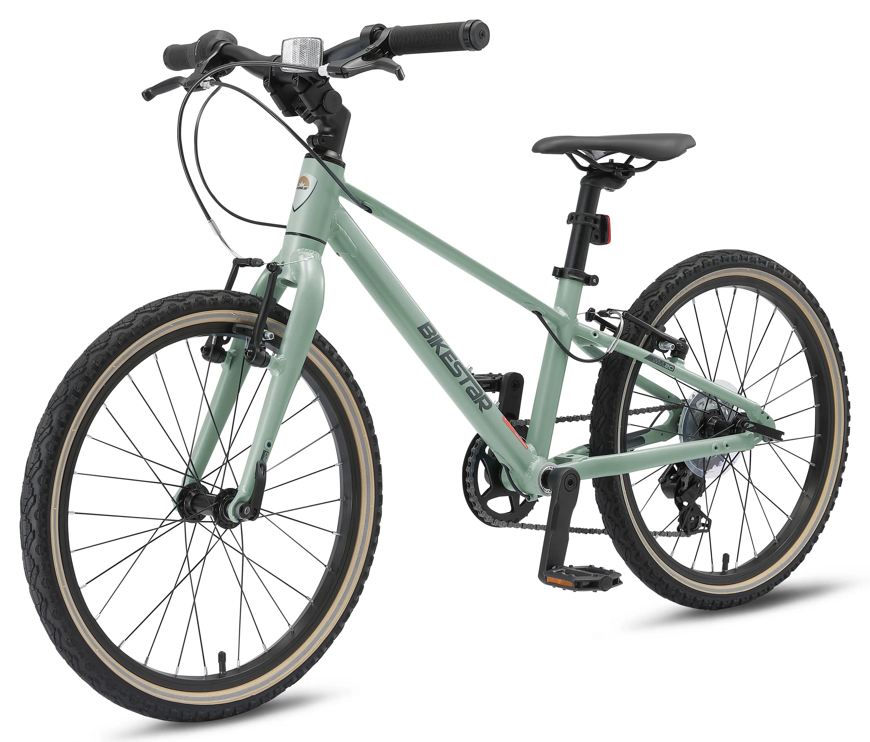 City Kinder Fahrrad aluminium 20", Leichtgewicht 8 kg, 7 Gänge Shimano 9/10