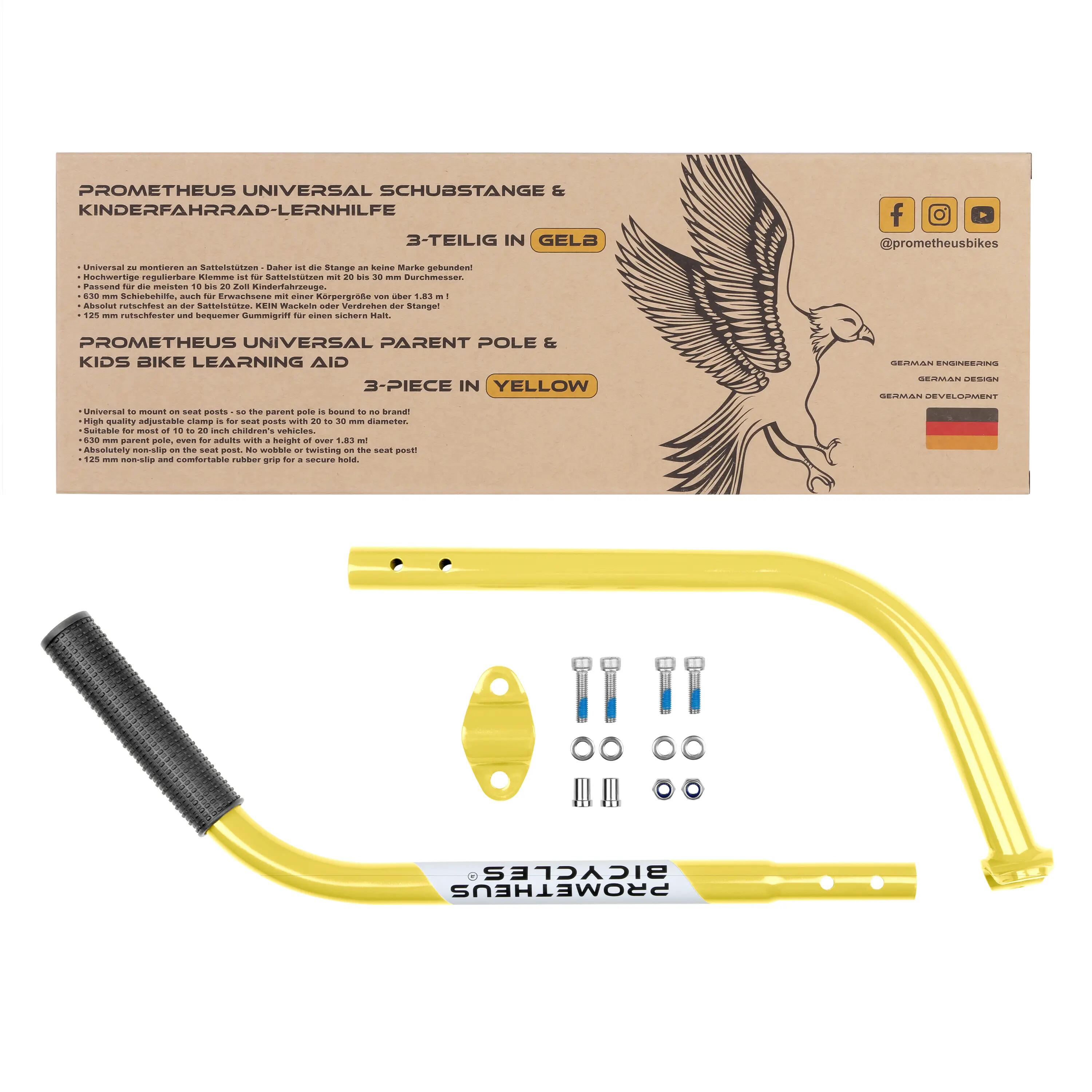 Barra de aprendizaje para bici infantil 630 mm, 10–20 pulgadas 6/7