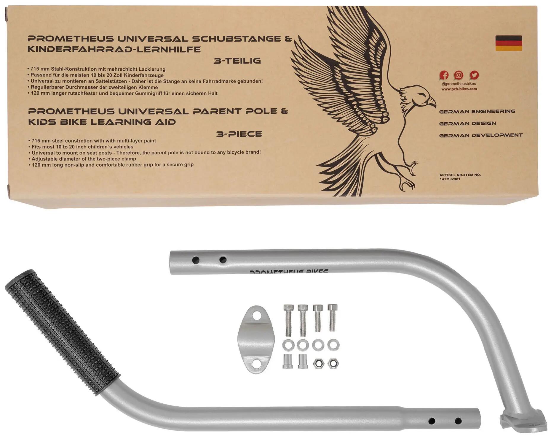 Barra de aprendizaje para bici infantil 630 mm, 10–20 pulgadas 3/7