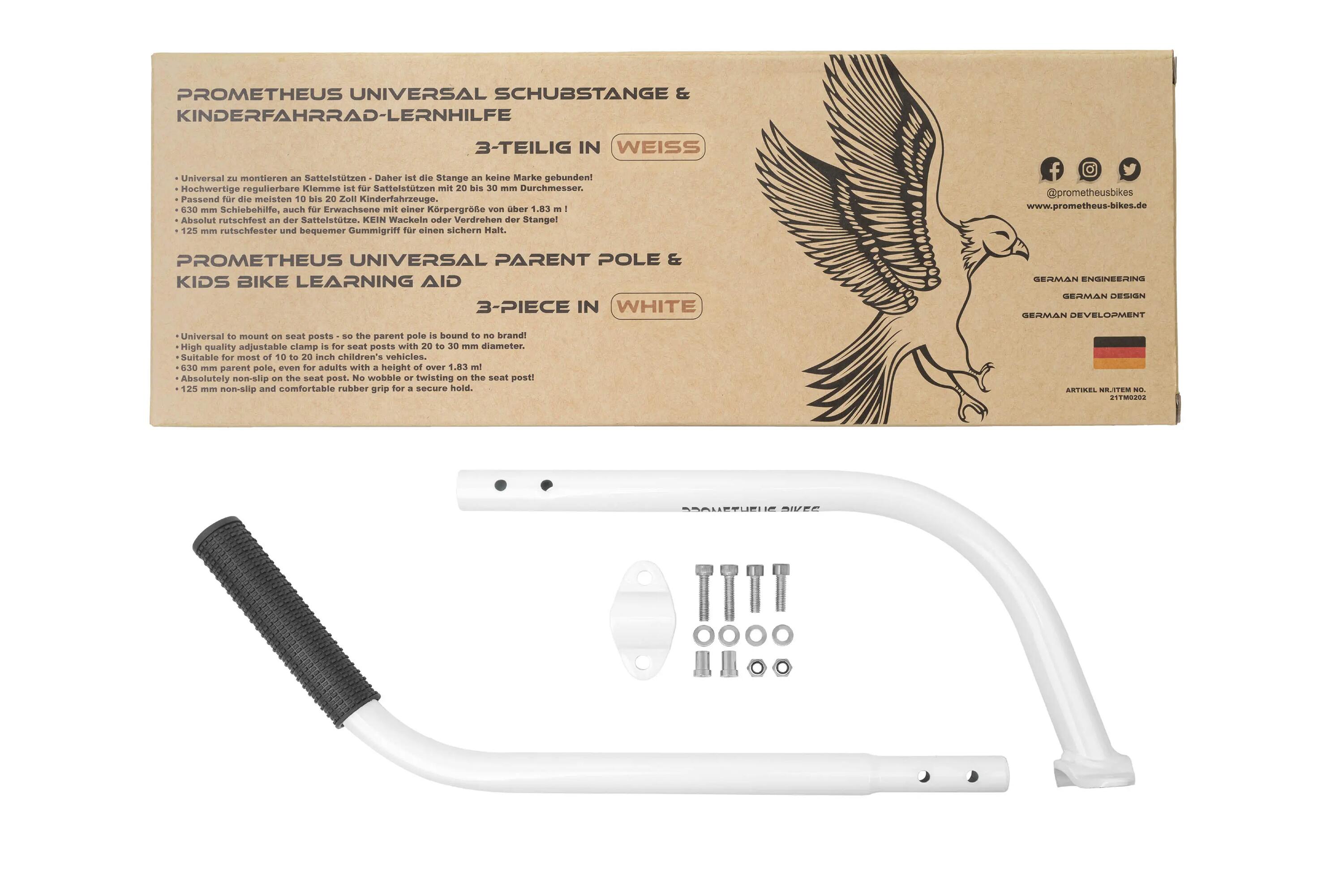 Barre de guidage et d’apprentissage vélo enfant 630 mm, 10–20 pouces 3/7