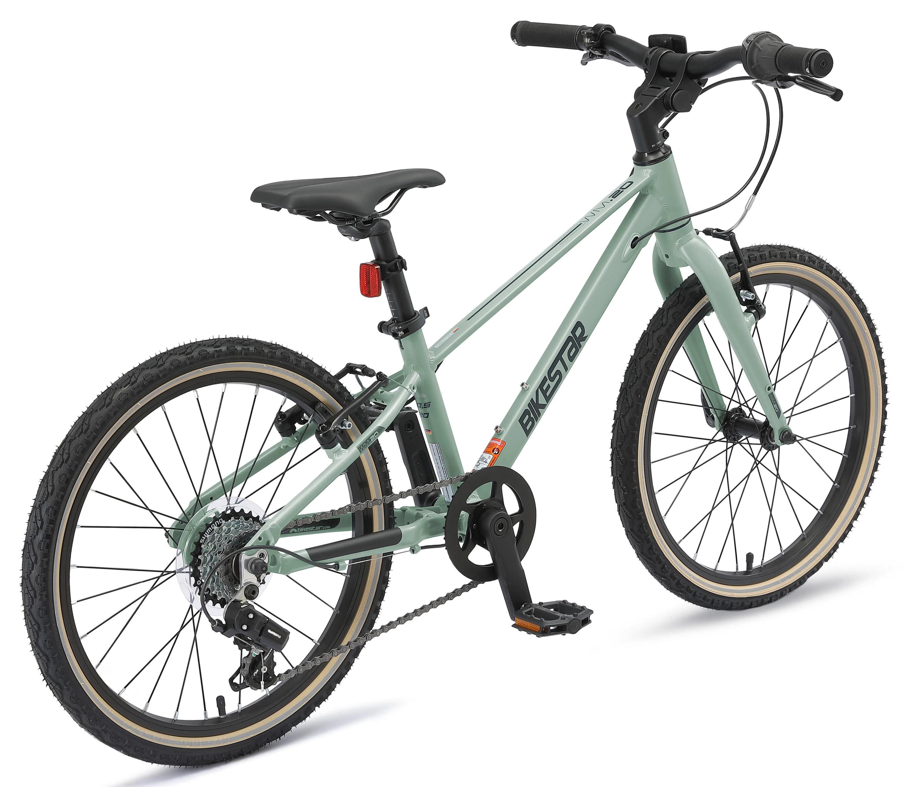 City Kinder Fahrrad aluminium 20", Leichtgewicht 8 kg, 7 Gänge Shimano 4/10