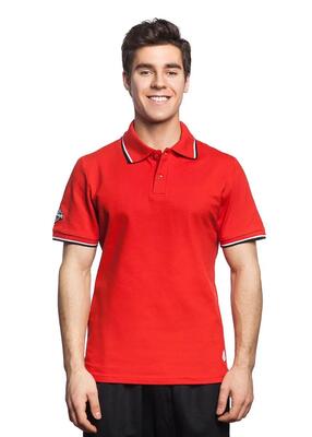 Mad wave heren solid polo - rood