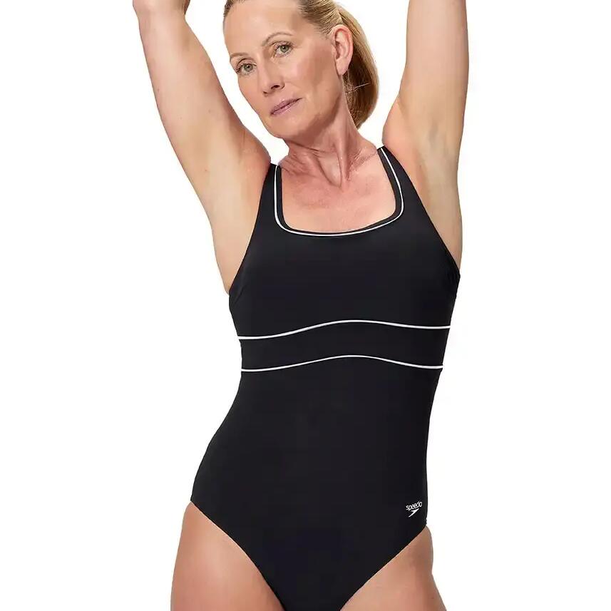 Womens/Ladies Eclipse Contour One Piece Swimsuit (Black)