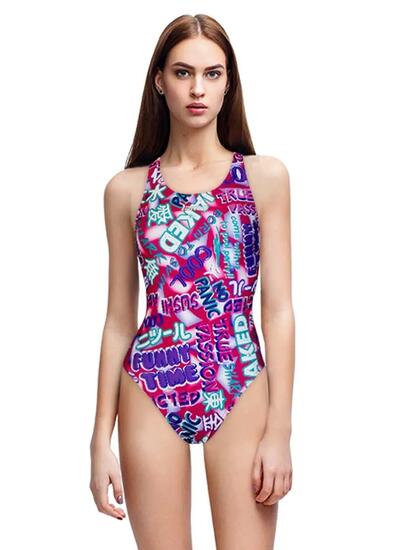 Jaked Maillot de bain une pièce Manga pour femme - Rose