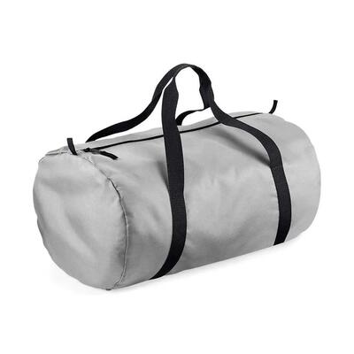 Bagbase packaway barrel bag - zilver / zwart