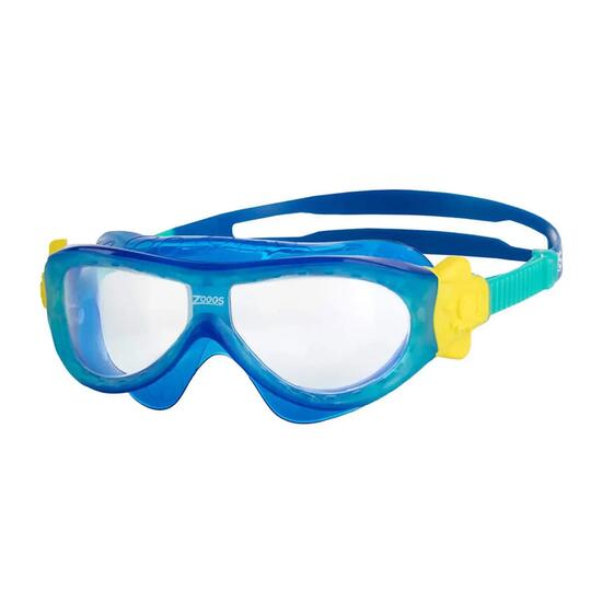 Zoggs Máscara infantil Phantom - Azul/Turquesa/Transparente