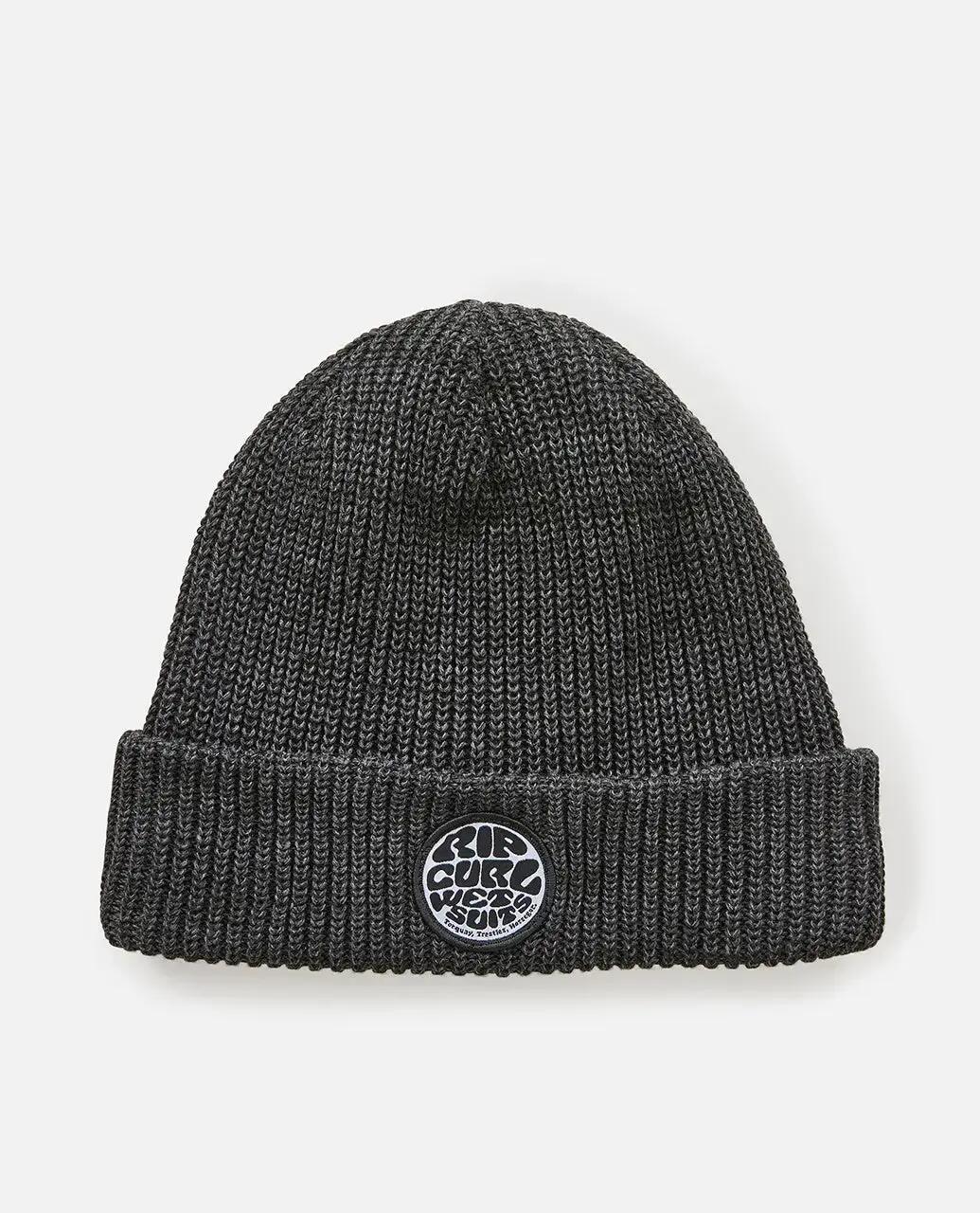 Rip Curl Icons Reg Beanie - Black 4/7