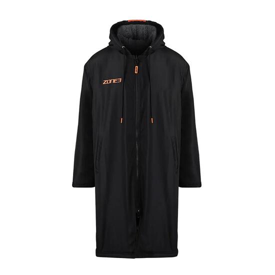 Zone3 Gerecyclede parka-jas - zwart/oranje