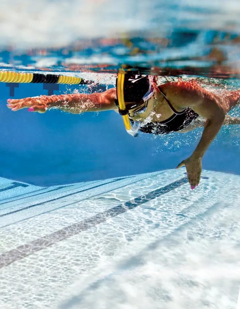 Snorkel para nadadores adultos Finis - Amarillo 4/7