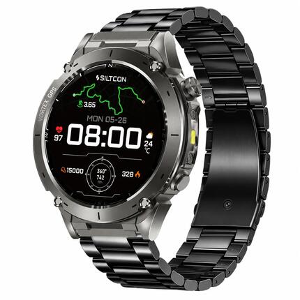 Smartwatch Vortex GPS AMOLED belfunctie 200+ sportmodi