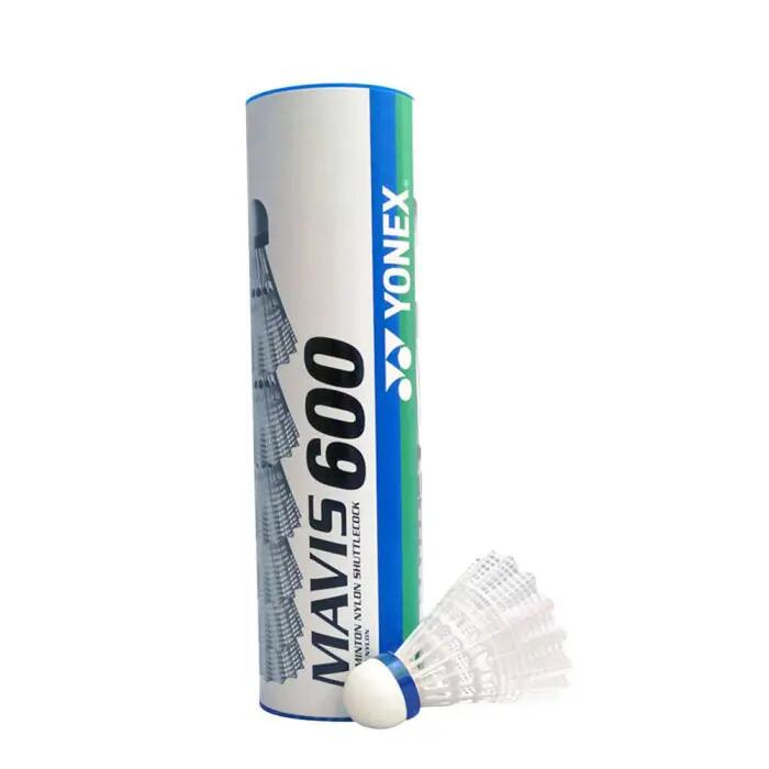 Tube de 6 volants de Badminton Yonex Mavis 600 Jaune 2/5