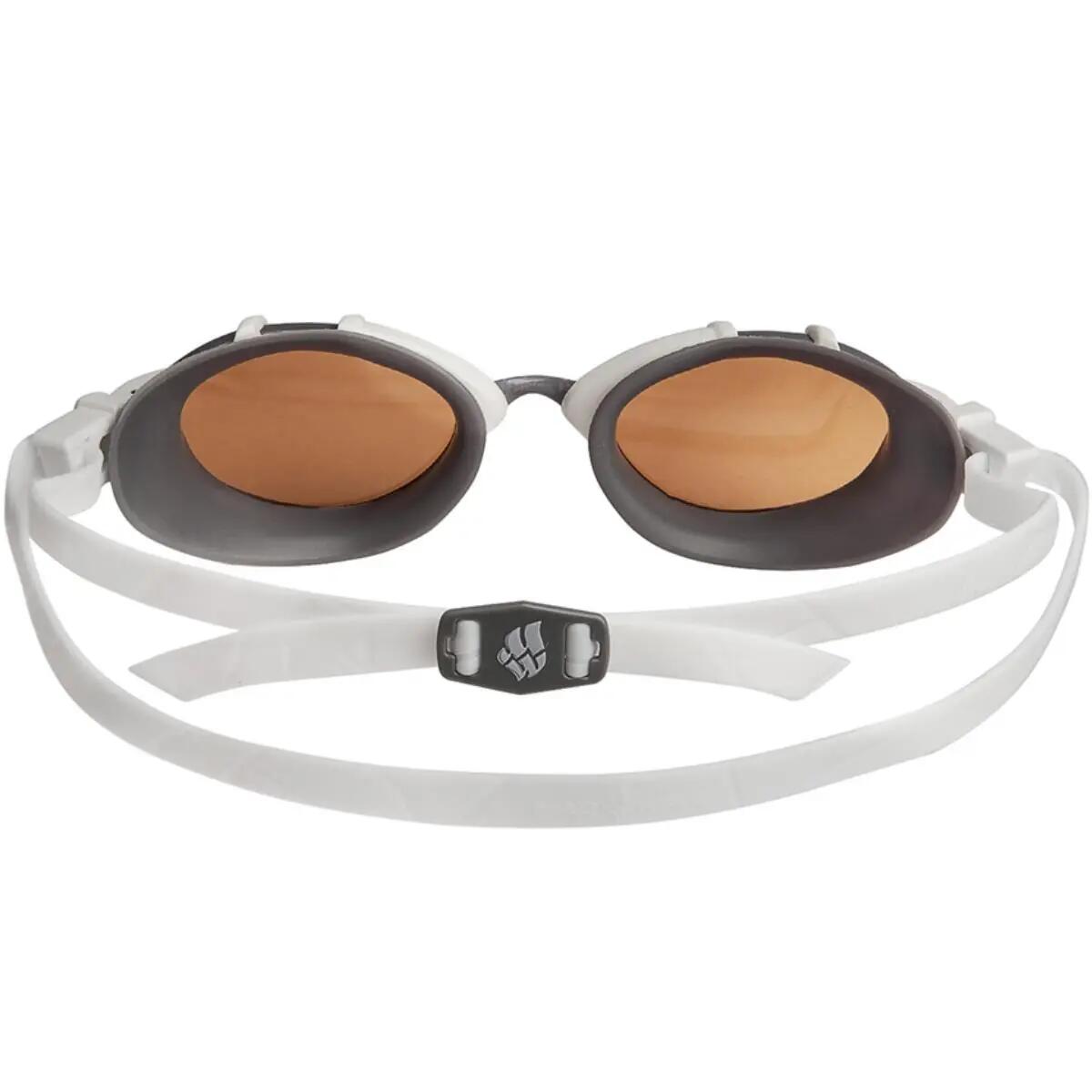 Lunettes de triathlon polarisées Mad Wave - Blanches 4/5