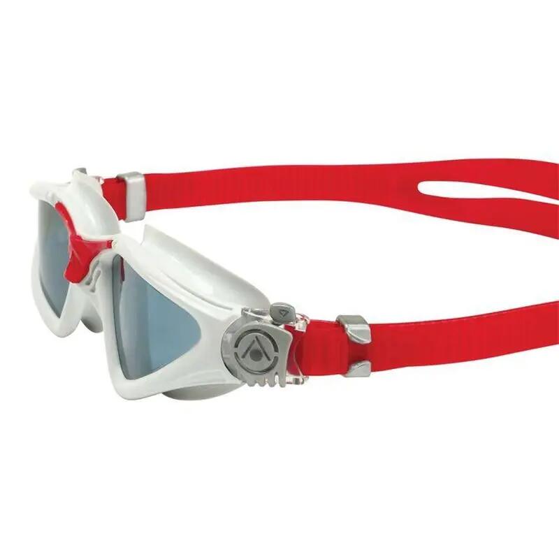 Aquasphere Kayenne Smoke Lens Goggles - Grijs/Rood 3/5