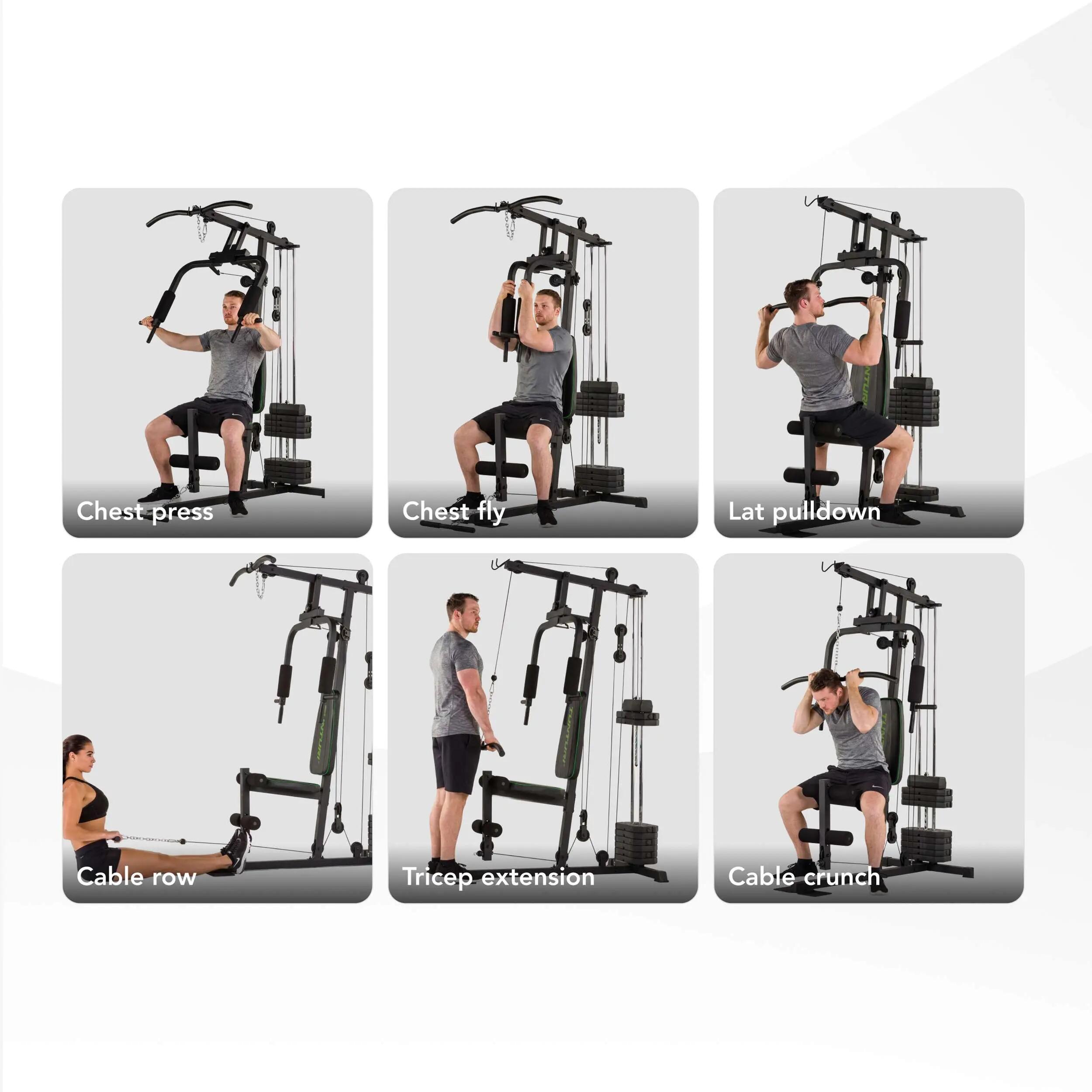 Station de musculation - Home Gym compact 45 kg - HG10 6/8