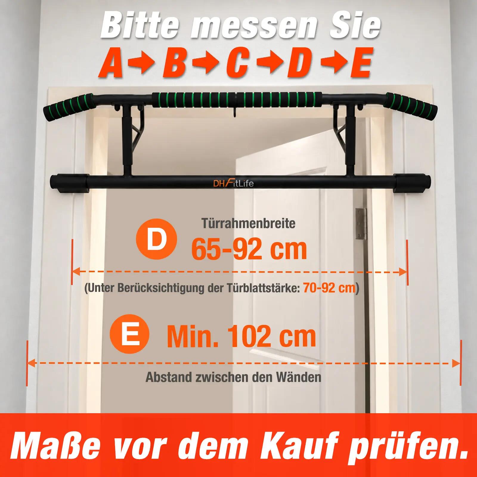 Barre de traction pour cadre de porte 3-en-1, Pull up bar Doorway, charge 200 kg 3/7