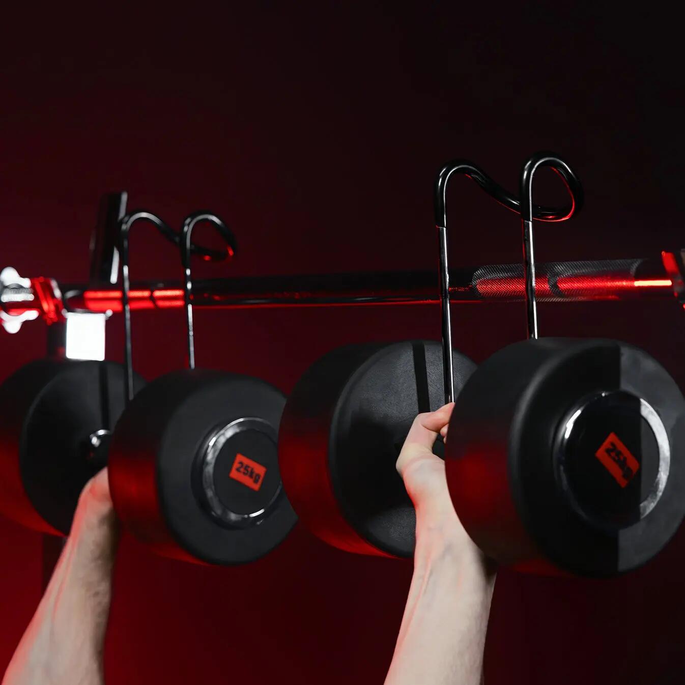 Vaste Halter 40 kg - Professionele Dumbbell - Rubber 6/7