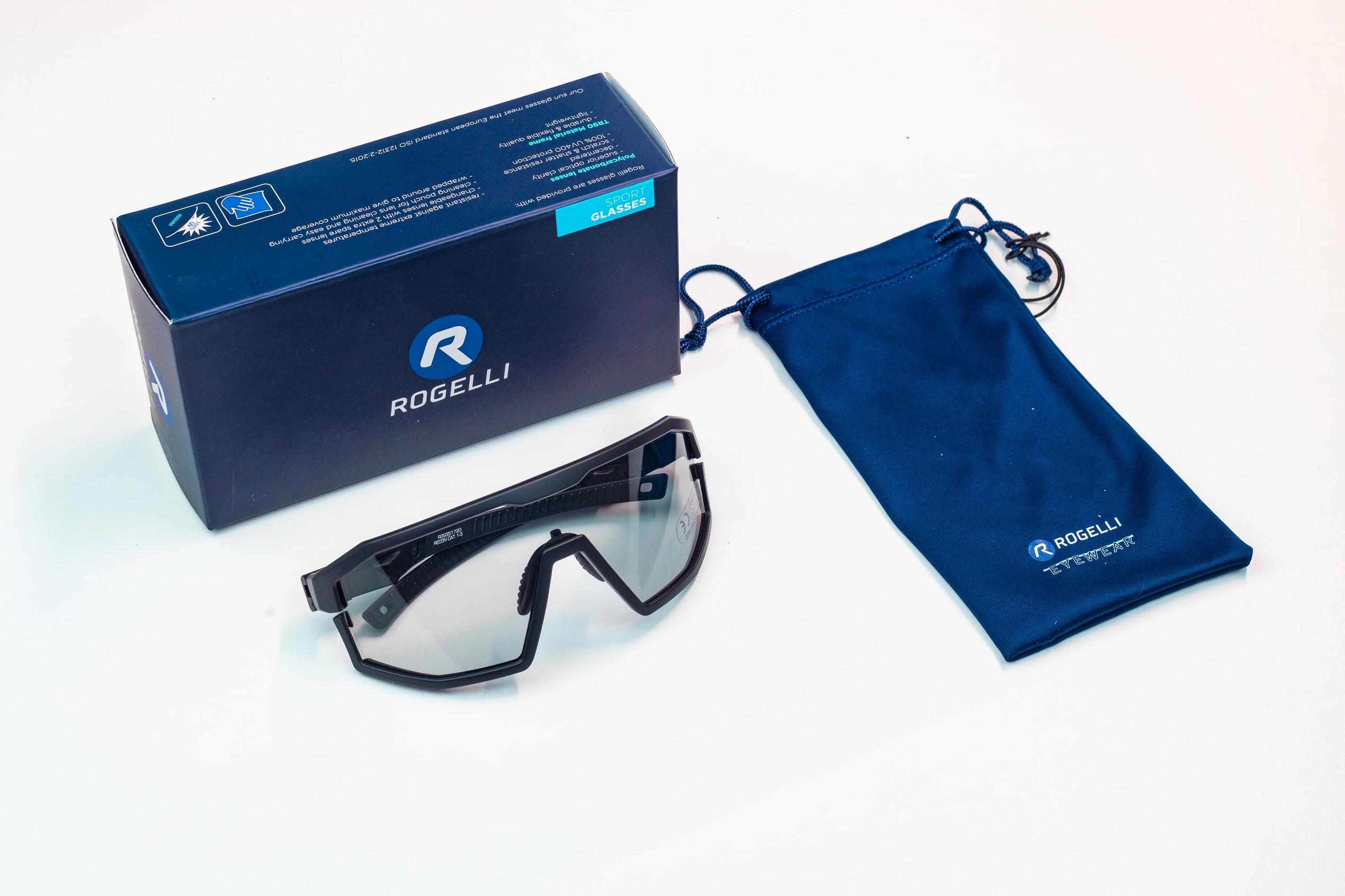 Fietsbril Wielrennen Heren en Dames - Categorie 1-3 - Zwart - Recon PH 4/7