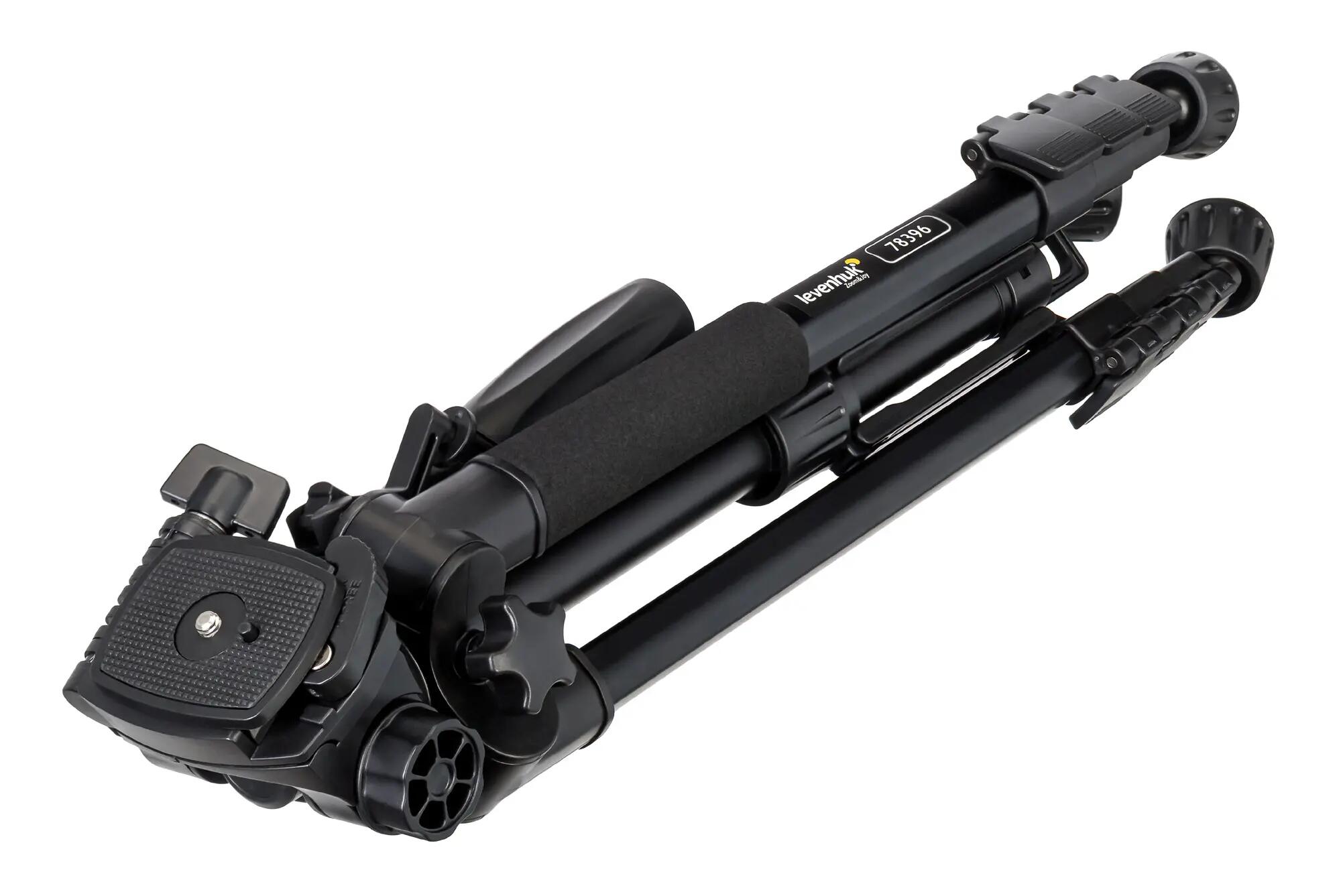 Trípode - para óptica deportiva - plegable, metálico - Level BASE TR40 - negro 3/10